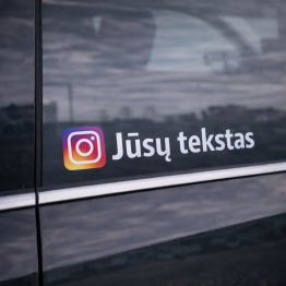 Instagram lipdukas su Jūsų tekstu (spalvotas) Instagram lipdukas su Jūsų tekstu (spalvotas)