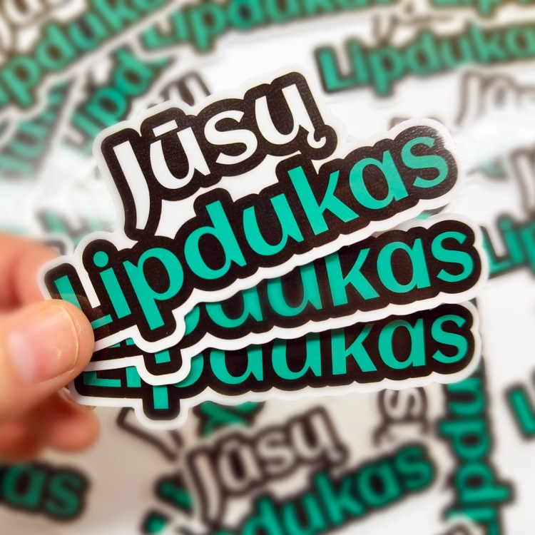 Laminuoti PVC lipdukai