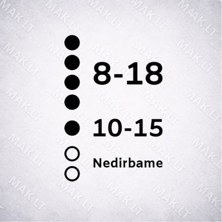 Darbo laiko lipdukas Nr. 2